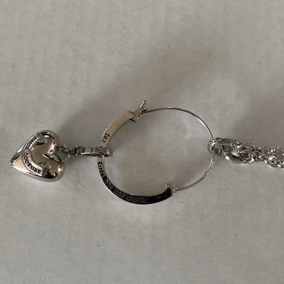NWT Juicy Couture Silvertone necklace - Picture 4 of 5